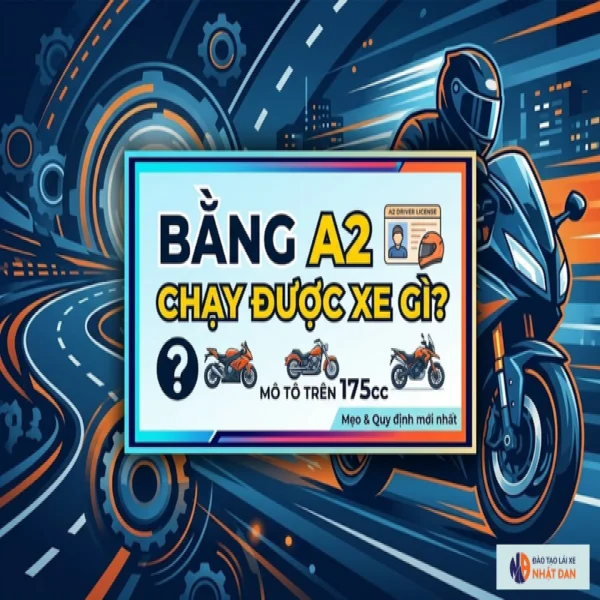 Bằng A2 chạy được xe gì theo quy định mới nhất hiện nay?