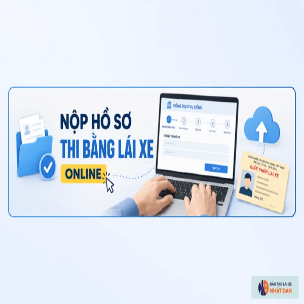 Hướng dẫn nộp hồ sơ thi bằng lái xe online 2026