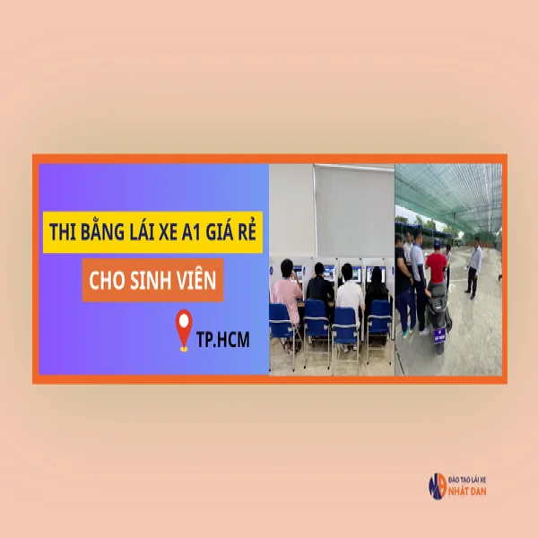 Thi bằng lái xe A1 cho sinh viên TPHCM giá rẻ 2026