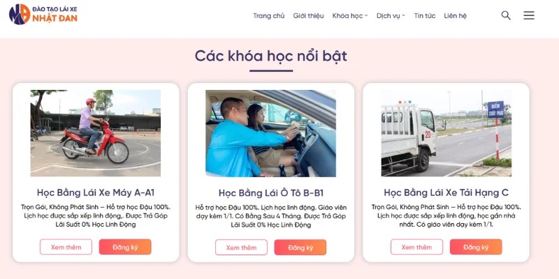 Nộp hồ sơ thi bằng lái xe online 1