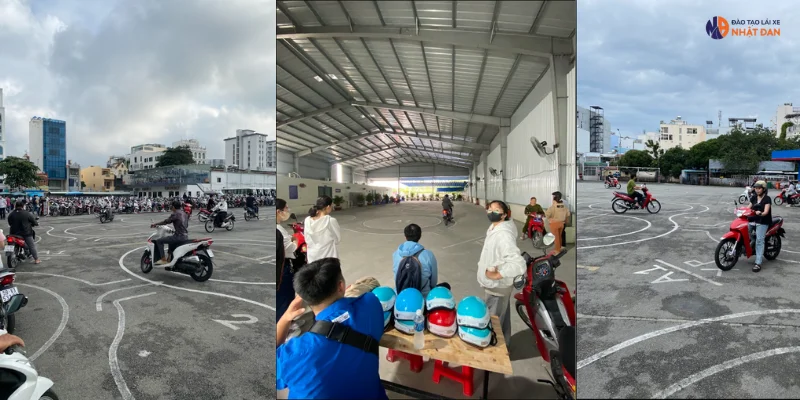 Sân Tập Lái Xe Máy TPHCM Miễn Phí 1