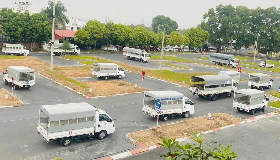 Quy trình thi bằng lái xe C 2