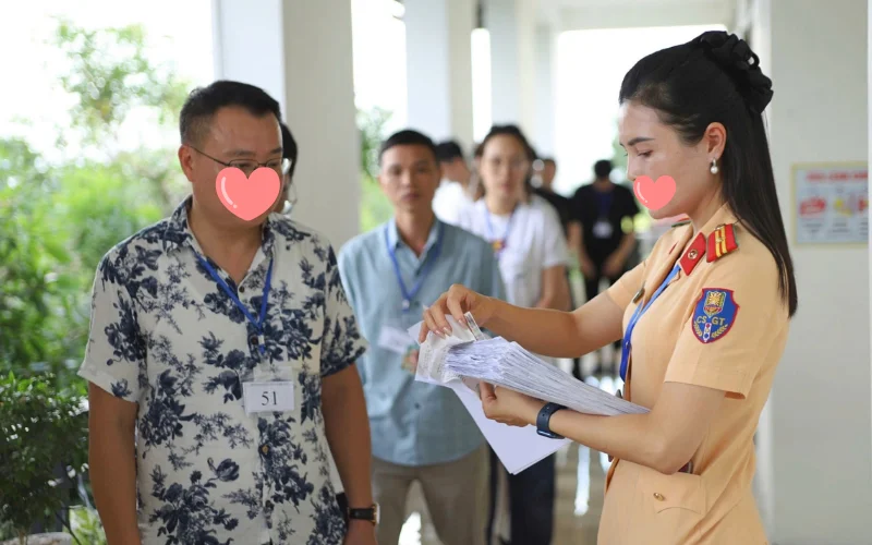 Quy trình thi lý thuyết bằng lái xe ô tô C1 1-1