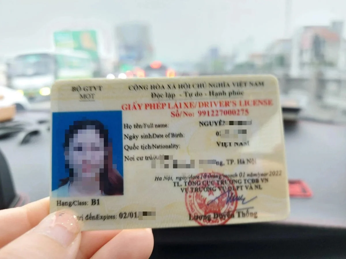 Đổi bằng lái xe B1 cấp trước 2025 1