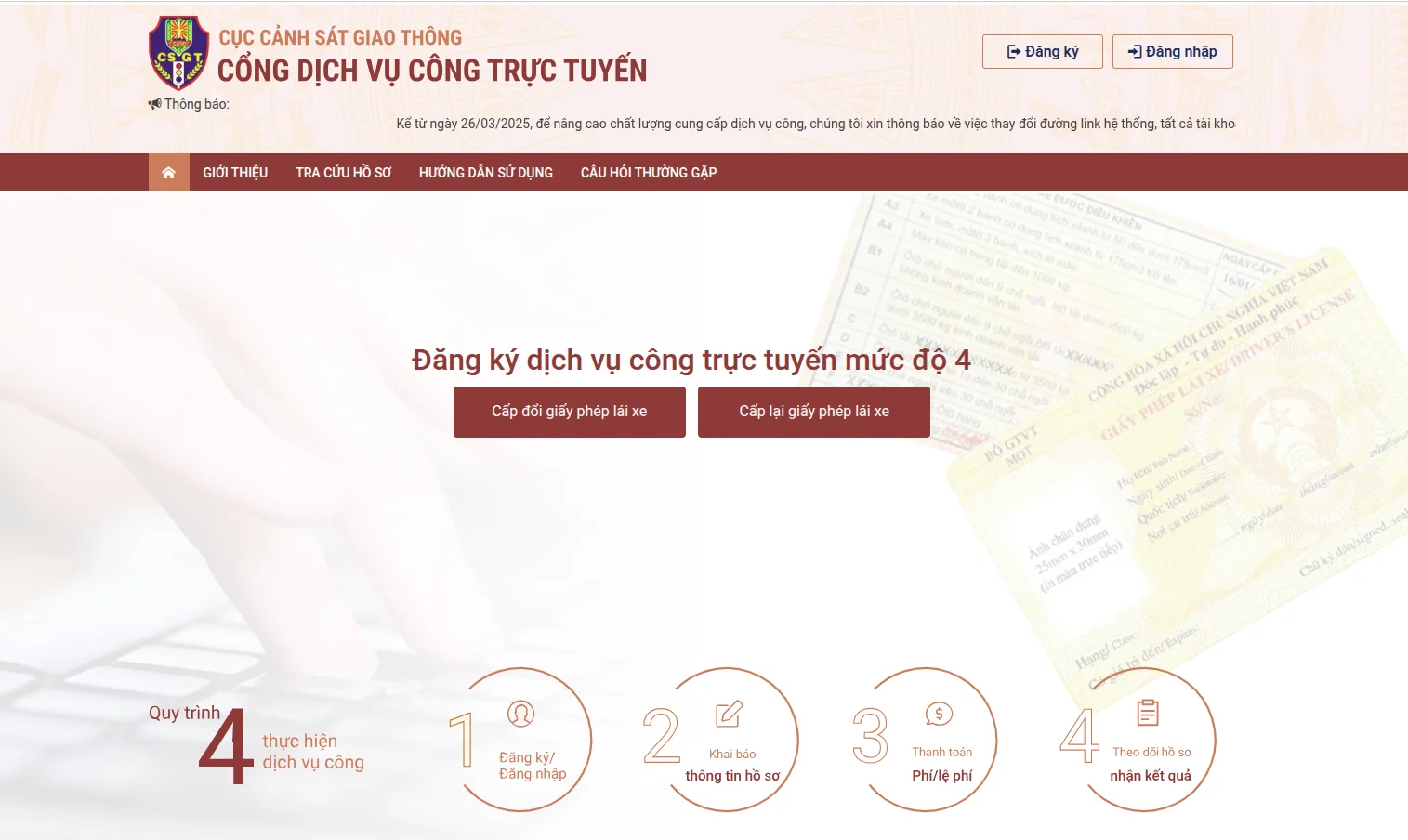 Đổi bằng lái xe B1 cấp trước 2025 2