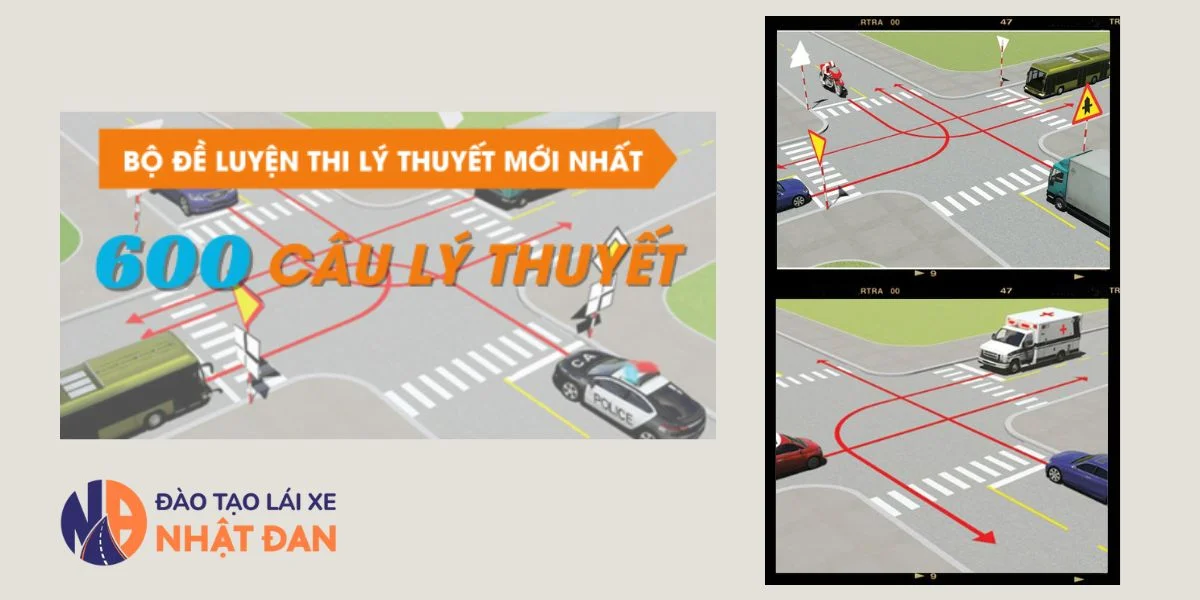 Học nắm chắc lý thuyết chi tiết từng chủ đề trong bộ 600 câu hỏi chuẩn của Bộ GTVT