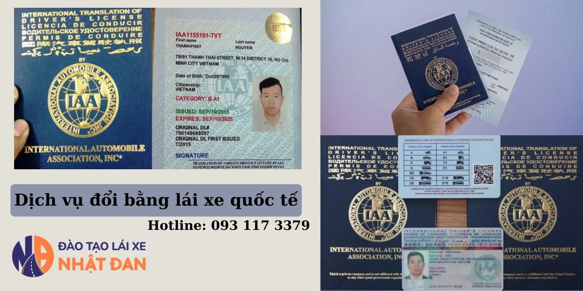 Đổi bằng lái xe quốc tế - Nhật Đan